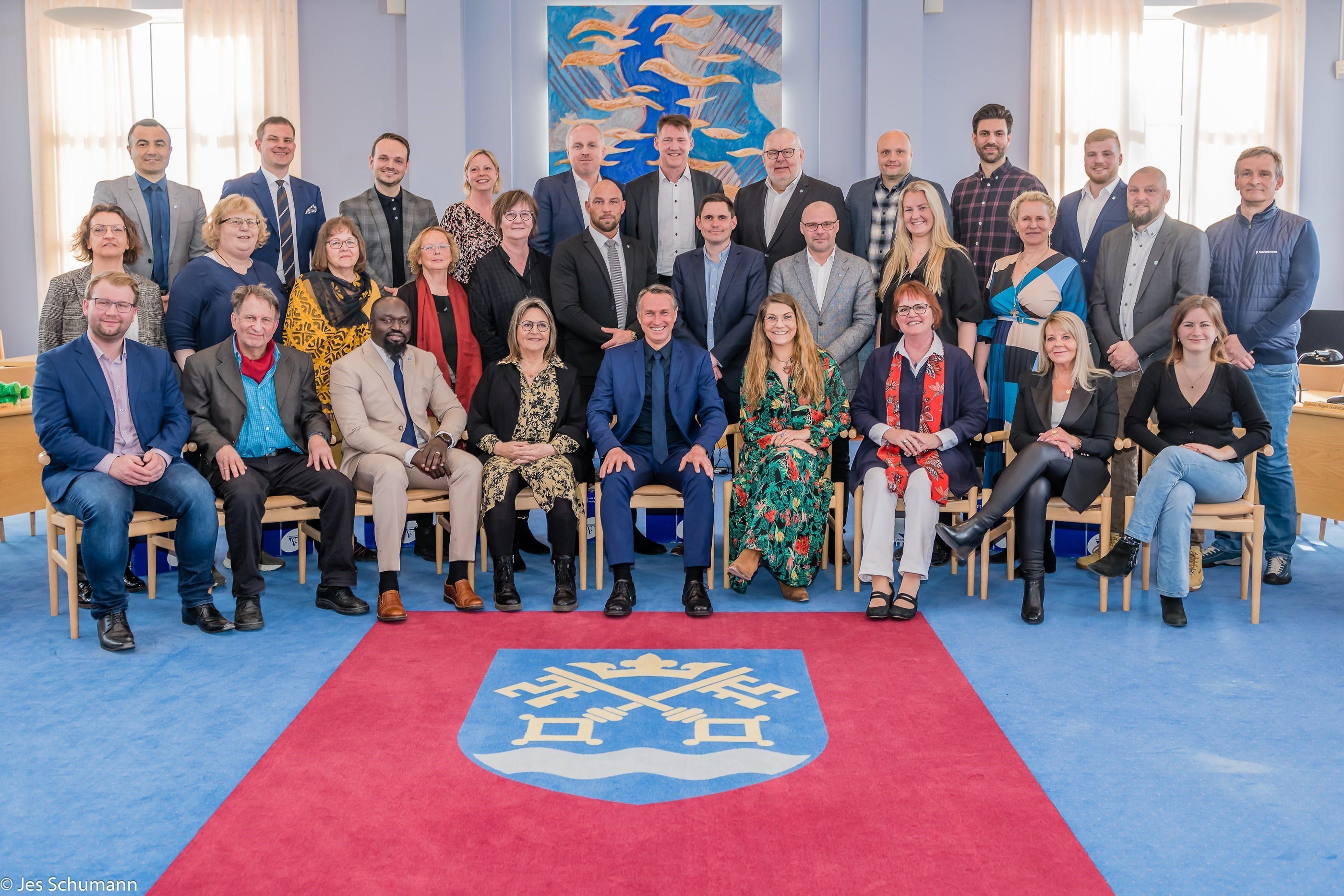 Fællesfoto af byråd 2022-2025