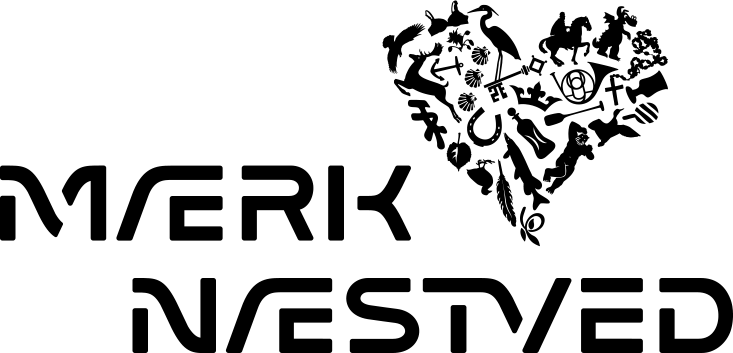 Mærk Næstved Logo i sort